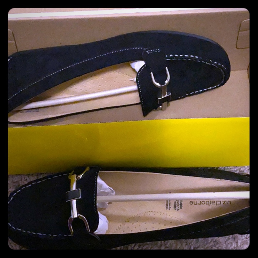 Liz Claiborne Black Loafers
